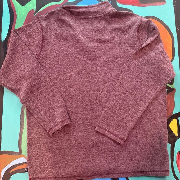 GAP Men’s Maroon Quarter Zip Sweater XXL - Picture 2 of 3